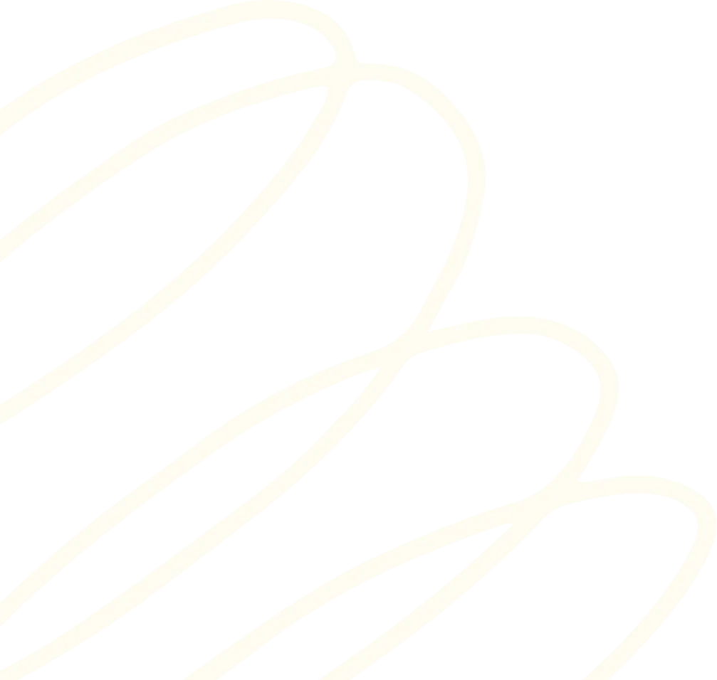 Abstract off-white curved lines on a black background forming a flowing, ribbon-like pattern.